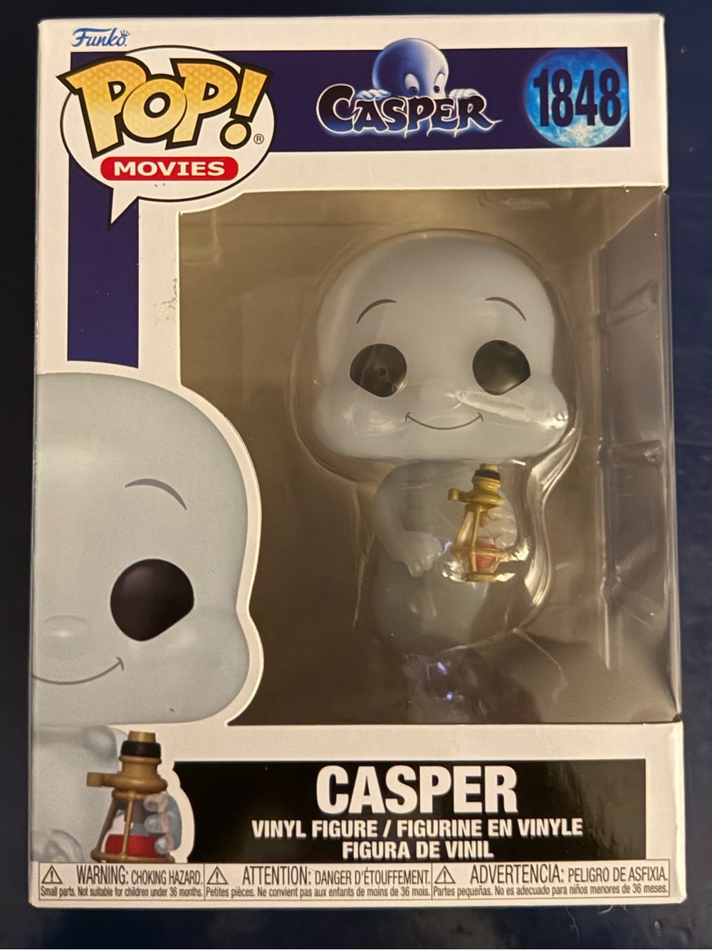 Funko Pop! Movies Casper Vinyl Figure - Gray with Gold Accent